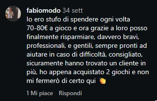 Feedback reale di fabiomodo